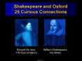 Shakespeare and Oxford: 25 Curious Connections PowerPoint PPT Presentation