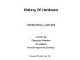 History Of Hardware PowerPoint PPT Presentation