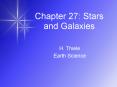 Chapter 27: Stars and Galaxies PowerPoint PPT Presentation