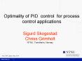 Optimality of PID control for process control applications PowerPoint PPT Presentation