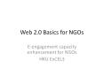 Web 2.0 Basics for NGOs PowerPoint PPT Presentation