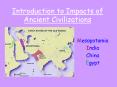 Introduction to Impacts of Ancient Civilizations PowerPoint PPT Presentation
