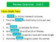 Review Grammar : Unit 3 PowerPoint PPT Presentation