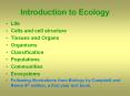 Introduction to Ecology PowerPoint PPT Presentation