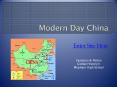 Modern Day China PowerPoint PPT Presentation