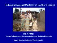 Reducing Maternal Mortality in Northern Nigeria