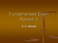Fundamentals Exam Review 3 PowerPoint PPT Presentation