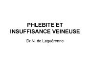 PHLEBITE ET INSUFFISANCE VEINEUSE