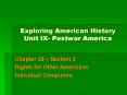 Exploring American History Unit IX- Postwar America PowerPoint PPT Presentation