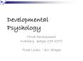 Developmental Psychology PowerPoint PPT Presentation