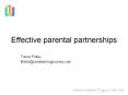Effective parental partnerships PowerPoint PPT Presentation