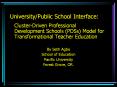 University/Public School Interface: PowerPoint PPT Presentation