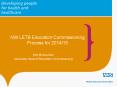 NW LETB Education Commissioning Process for 2014/15 PowerPoint PPT Presentation