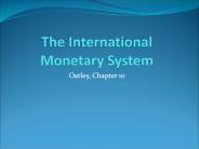 The International Monetary System