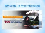 Treatment For Hyperhidrosis
