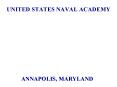 UNITED STATES NAVAL ACADEMY PowerPoint PPT Presentation
