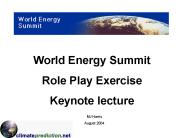 World Energy Summit