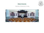 Women's University In India