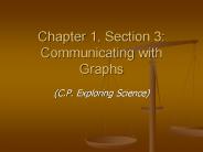 Chapter 1, Section 3: Communicating with Graphs