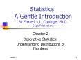 Statistics: A Gentle Introduction By Frederick L. Coolidge, Ph.D. Sage Publications PowerPoint PPT Presentation