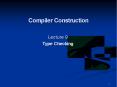 Compiler Construction PowerPoint PPT Presentation