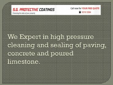 Concrete Coatings
