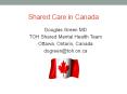Shared Care in Canada PowerPoint PPT Presentation
