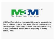 M3M Project Gurgaon + 91 9811 999 666