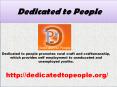 dedicated to people promotes Palmleaf engraving PowerPoint PPT Presentation