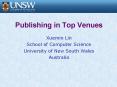 Publishing in Top Venues PowerPoint PPT Presentation