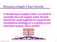 Designing a Supply Chain Network PowerPoint PPT Presentation