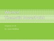Women Thematic PowerPoint