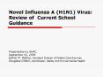 Novel Influenza A (H1N1) Virus: Review of Current School Guidance PowerPoint PPT Presentation