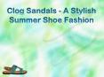 Clog Sandals - A Stylish Summer Shoe Fashion (1) PowerPoint PPT Presentation