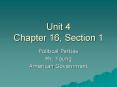 Unit 4 Chapter 16, Section 1 PowerPoint PPT Presentation