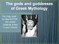 The gods and goddesses of Greek Mythology PowerPoint PPT Presentation