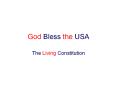 God Bless the USA PowerPoint PPT Presentation