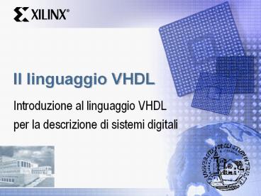 Il linguaggio VHDL