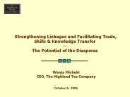 Strengthening Linkages and Facilitating Trade, Skills