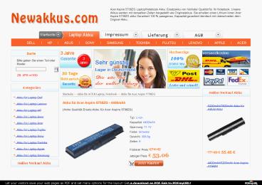 Akku für Acer Aspire 5738ZG