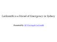 Locksmith is a Friend of Emergency in Sydney PowerPoint PPT Presentation