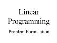 Linear Programming PowerPoint PPT Presentation