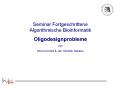 Oligonucleotide Microarrays PowerPoint PPT Presentation