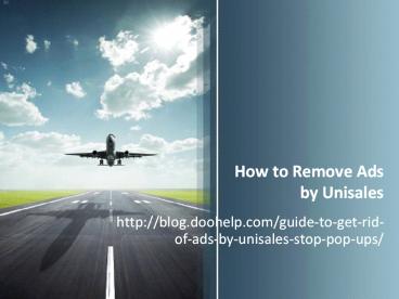 Get rid of unisales adware