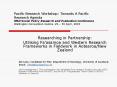 Pacific Research Workshop: Towards A Pacific Research Agenda MSD Social Policy Research and Evaluation Conference Wellington Convention Centre. 29  PowerPoint PPT Presentation