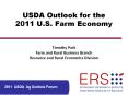 USDA Outlook for the 2011 U.S. Farm Economy PowerPoint PPT Presentation