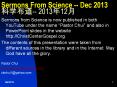 Sermons From Science -- Dec 2013 ????-- 2013?12? PowerPoint PPT Presentation