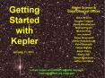 Getting Started with Kepler PowerPoint PPT Presentation
