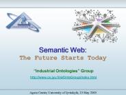 Semantic Web: The Future Starts Today
