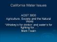 California Water Issues PowerPoint PPT Presentation